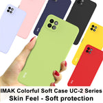 IMAK UC-2-serien välskyddad, bra passform, flexibelt TPU-bakstycke med hudkänsla för Samsung Galaxy A22 5G (EU-version)