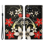 Mønstertryk Design Premium PU Læder Magnetisk Klap Flip Folio Beskyttende Pung Stander Cover til Samsung Galaxy A22 4G (EU Version)