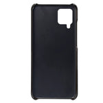 Anti-Drop PU-læderbelagt hårdt PC-cover med dobbelte kortlommer designet til Samsung Galaxy A22 4G (EU-version)