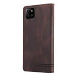 GQ.UTROBE Auto-absorbed Leather Wallet Phone Case with Anti-theft Swiping Design for Samsung Galaxy A22 5G (EU Version)