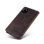 GQ.UTROBE Auto-absorbed Leather Wallet Phone Case with Anti-theft Swiping Design for Samsung Galaxy A22 5G (EU Version)