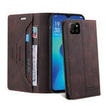 GQ.UTROBE Auto-absorbed Leather Wallet Phone Case with Anti-theft Swiping Design for Samsung Galaxy A22 5G (EU Version)