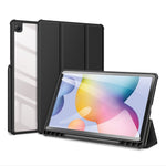 DUX DUCIS TOBY Series Tri-fold Stand Læderetui til Samsung Galaxy Tab S6 Lite (2020) P610 / P615 / S6 Lite (2022) / (2024)