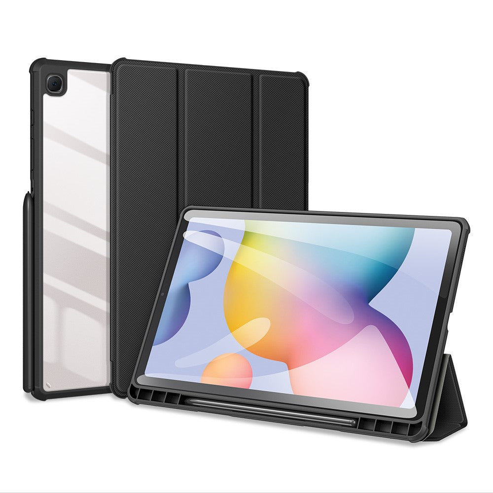 DUX DUCIS TOBY Series Tri-fold Stand Læderetui til Samsung Galaxy Tab S6 Lite (2020) P610 / P615 / S6 Lite (2022) / (2024)