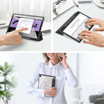DUX DUCIS TOBY Series Tri-fold Stand Læderetui til Samsung Galaxy Tab S6 Lite (2020) P610 / P615 / S6 Lite (2022) / (2024)