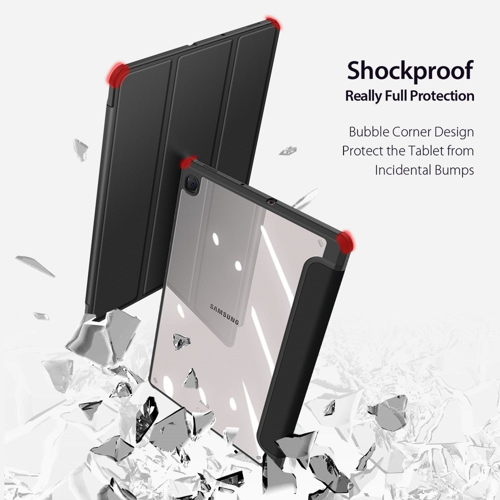 DUX DUCIS TOBY Series Tri-fold Stand Læderetui til Samsung Galaxy Tab S6 Lite (2020) P610 / P615 / S6 Lite (2022) / (2024)