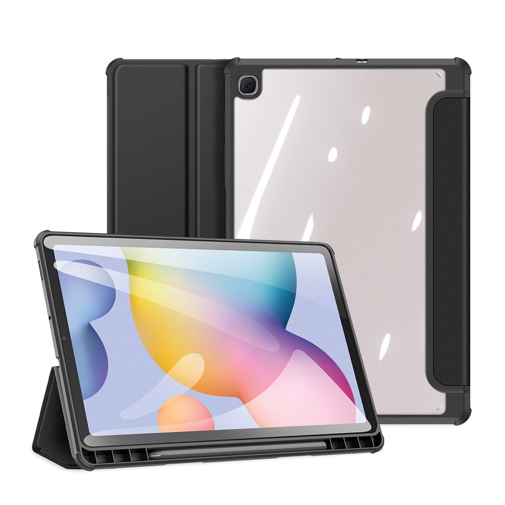 DUX DUCIS TOBY Series Tri-fold Stand Læderetui til Samsung Galaxy Tab S6 Lite (2020) P610 / P615 / S6 Lite (2022) / (2024)