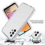 Clear Slim Protective Detachable 2-in-1 Cover Designed Transparent Anti-Scratch PC+TPU Phone Case for Samsung Galaxy A32 4G