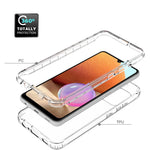 Clear Slim Protective Detachable 2-in-1 Cover Designed Transparent Anti-Scratch PC+TPU Phone Case for Samsung Galaxy A32 4G