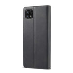 LC.IMEEKE Fuld Beskyttelse Pungdesign Læder Telefon Stand Etui til Samsung Galaxy A22 5G (EU Version)