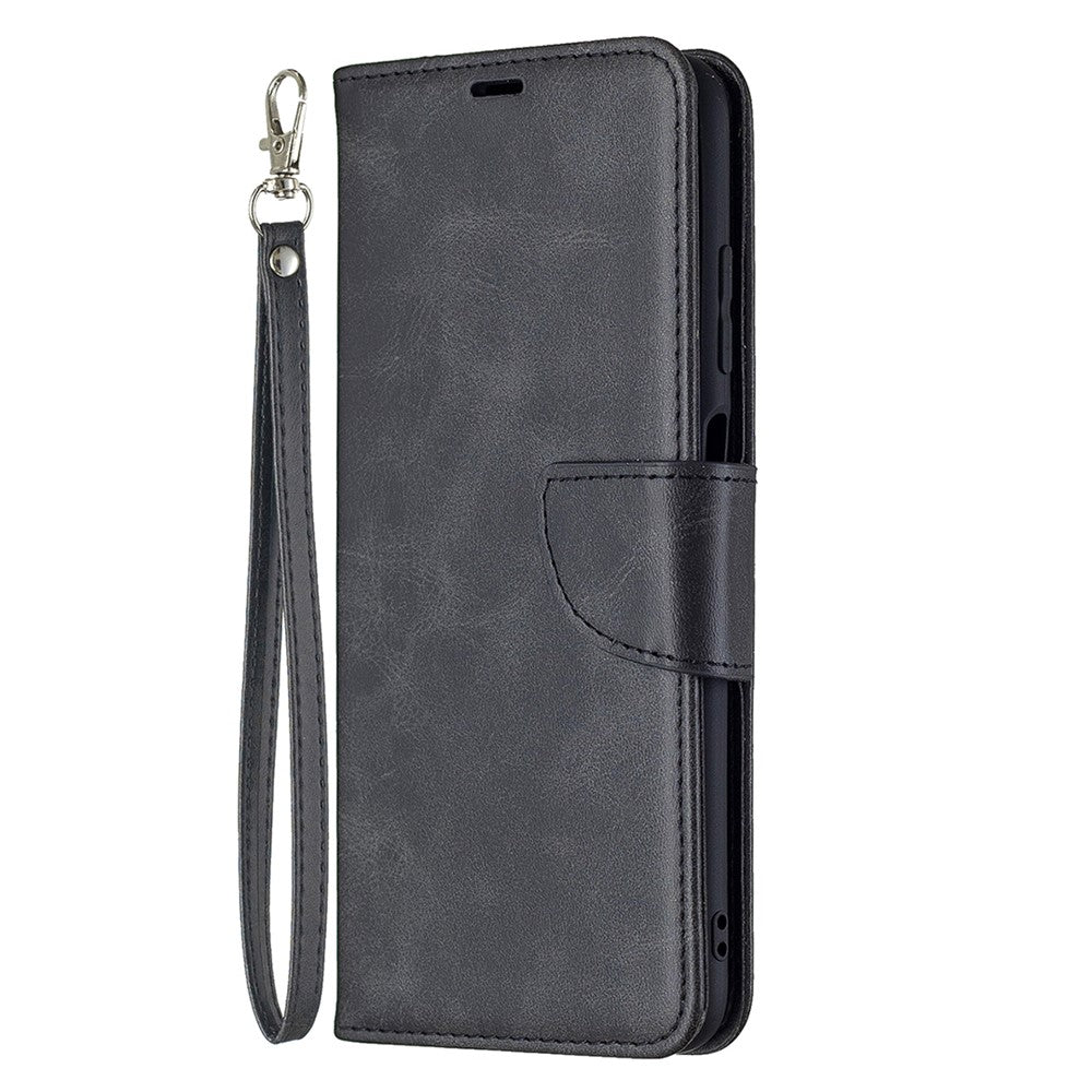 Pure Color Leather Wallet Case with Stand Design for Samsung Galaxy A03s (166.5mm)