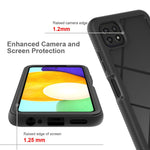 PC + TPU + Akryl Hybrid Cover Stødsikkert Mobiltelefoncover til Samsung Galaxy A22 5G (EU Version)