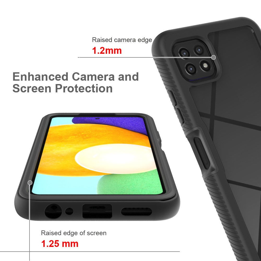 PC + TPU + Akryl Hybrid Cover Stødsikkert Mobiltelefoncover til Samsung Galaxy A22 5G (EU Version)