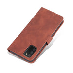 AZNS PU Leather Wallet Stand Protective Phone Cover Case for Samsung Galaxy A02s (166.5mm)