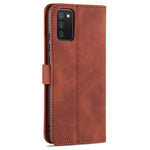 AZNS PU Leather Wallet Stand Protective Phone Cover Case for Samsung Galaxy A02s (166.5mm)