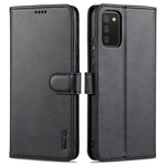 AZNS PU Leather Wallet Stand Protective Phone Cover Case for Samsung Galaxy A02s (166.5mm)