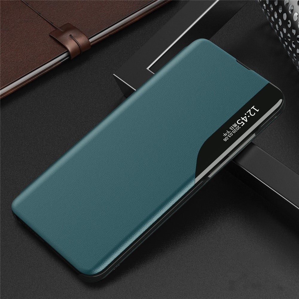 Etui med vindue i PU-læder til Samsung Galaxy A22 5G (EU-version)