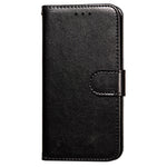 Magnetisk Spænde Ensfarvet Læder Stand Cover Pung Telefoncover med Rem til Samsung Galaxy A22 4G (EU Version)