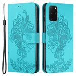 Leather Wallet Stand Case with Tiger Head Pattern Imprinting for Samsung Galaxy S20 Plus 4G/5G