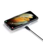 DG.MING M1-serien avtagbar plånboksdesign läderbelagd TPU + PC-skal med stativ för Samsung Galaxy S21 5G/4G