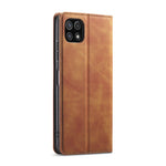 FORWENW for Samsung Galaxy A22 5G (EU Version) Fantasy Series Skin-Touch Leather Wallet Stand Phone Case