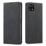 FORWENW for Samsung Galaxy A22 5G (EU Version) Fantasy Series Skin-Touch Leather Wallet Stand Phone Case