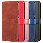 AZNS PU Leather Wallet Stand Phone Cover Shell for Samsung Galaxy A22 5G (EU Version)