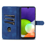 AZNS PU Leather Wallet Stand Phone Cover Shell for Samsung Galaxy A22 5G (EU Version)