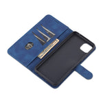 AZNS PU Leather Wallet Stand Phone Cover Shell for Samsung Galaxy A22 5G (EU Version)