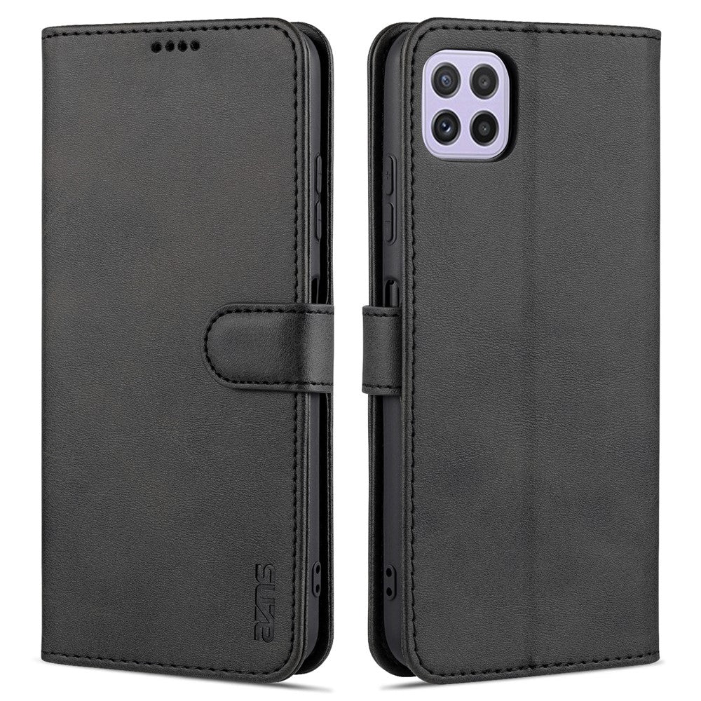 AZNS PU Leather Wallet Stand Phone Cover Shell for Samsung Galaxy A22 5G (EU Version)