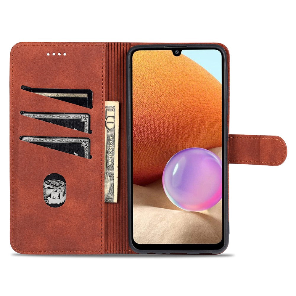 AZNS PU-læderpung med stander til Samsung Galaxy A32 4G (EU-version)