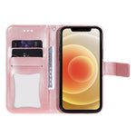 PU Læder Præget Blomstermønster Pung Telefoncover med Snor til Samsung Galaxy A32 4G (EU-version)
