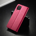 LC.IMEEKE Wallet Design Leather Phone Stand Case Protector for Samsung Galaxy A22 4G (EU Version)