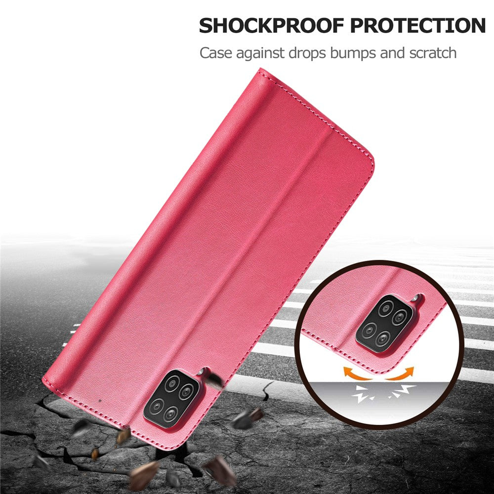 LC.IMEEKE Wallet Design Leather Phone Stand Case Protector for Samsung Galaxy A22 4G (EU Version)