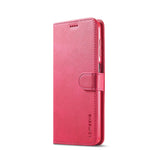 LC.IMEEKE Wallet Design Leather Phone Stand Case Protector for Samsung Galaxy A22 4G (EU Version)