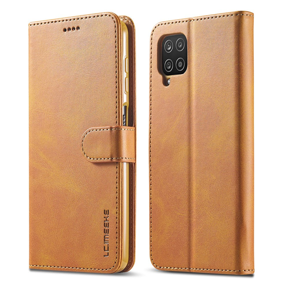 LC.IMEEKE Wallet Design Leather Phone Stand Case Protector for Samsung Galaxy A22 4G (EU Version)