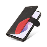 For Samsung Galaxy S21 5G / 4G Leather Case Wallet Stand Color Splicing Phone Cover