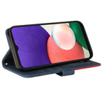 Til Samsung Galaxy A22 5G (EU-version) Læderetui Pung Stativ Farve Splejse Telefoncover