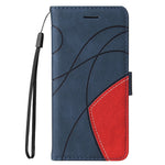 Til Samsung Galaxy A22 5G (EU-version) Læderetui Pung Stativ Farve Splejse Telefoncover