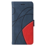 Til Samsung Galaxy A22 5G (EU-version) Læderetui Pung Stativ Farve Splejse Telefoncover
