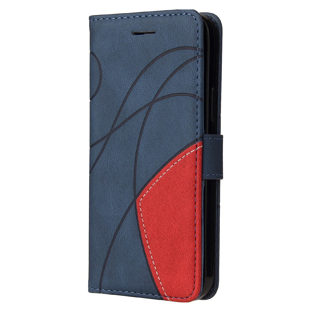 Til Samsung Galaxy A22 5G (EU-version) Læderetui Pung Stativ Farve Splejse Telefoncover