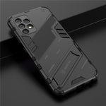 Kraftigt, Stødabsorberende Hybrid Cover i Hård PC og Blød TPU med Foldbar Støttefod til Samsung Galaxy A32 4G (EU Version)