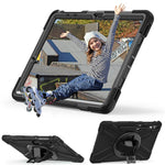 Etui til Samsung Galaxy Tab S9 FE+ / S9+ / S8+ / S7+ / S7 FE T730 T735 T736B T736N tablet-cover med skulderrem
