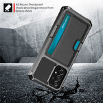 ZM02 PU Leather Coated PC + TPU All Round Shockproof Phone Back Case for Samsung Galaxy A52 4G/5G / A52s 5G