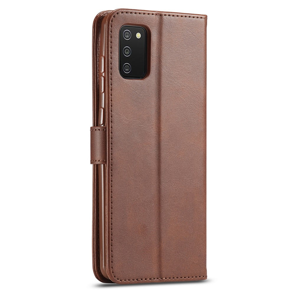 LC.IMEEKE Pungdesign Læder Telefonstativ Etui Beskyttelse til Samsung Galaxy A03s (166.5mm)