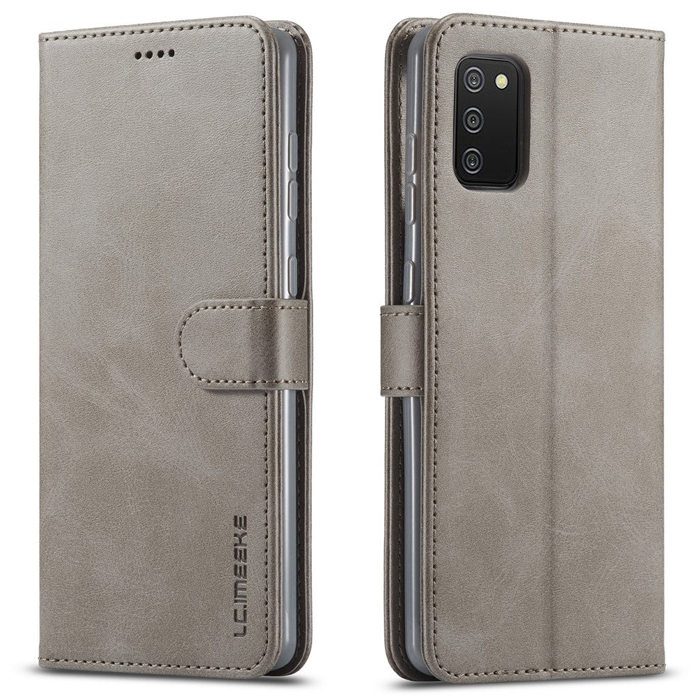 LC.IMEEKE Pungdesign Læder Telefonstativ Etui Beskyttelse til Samsung Galaxy A03s (166.5mm)