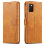 LC.IMEEKE Pungdesign Læder Telefonstativ Etui Beskyttelse til Samsung Galaxy A03s (166.5mm)