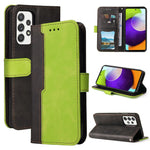 Dual-color Splicing Design Business Style Phone Stand Case for Samsung Galaxy A52 4G/5G / A52s 5G