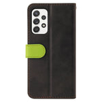 Dual-color Splicing Design Business Style Phone Stand Case for Samsung Galaxy A52 4G/5G / A52s 5G
