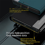 Magnetic Auto-absorbed Stand Leather Phone Case for Samsung Galaxy S20 Plus
